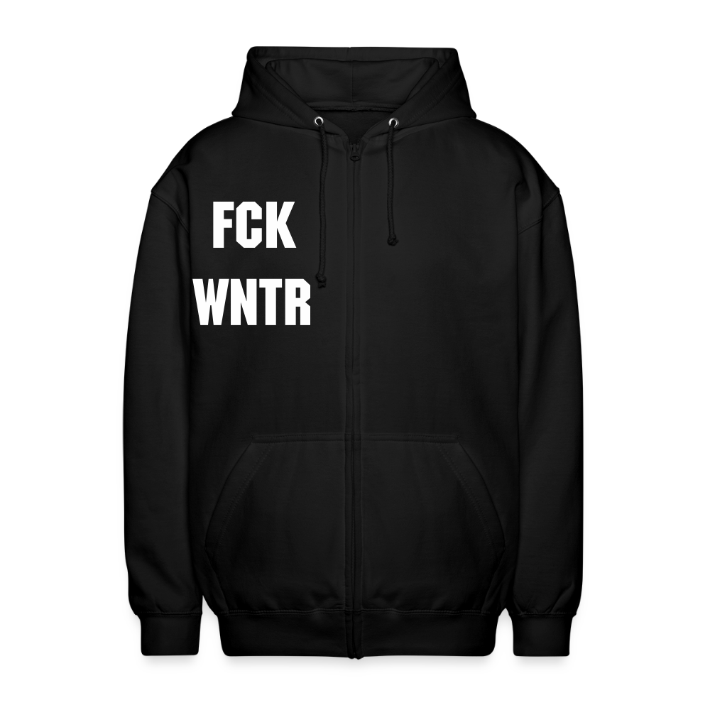 FCK WNTR – Anti-Winter Hoodie - Schwarz