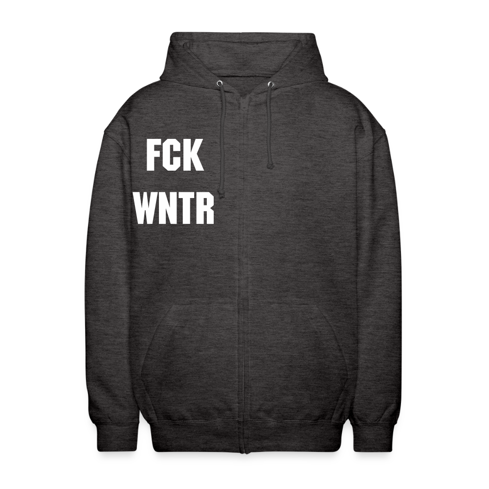 FCK WNTR – Anti-Winter Hoodie - Anthrazit
